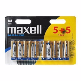 Maxell LR6 / AA Alkaline batterier 5+5 pakning